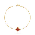 Van Cleef & Arpels CLOVER GOLD CARNELIAN BRACELET