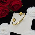 LOEWE ANAGRAM CUFF 2 MOTIFS BRACELET