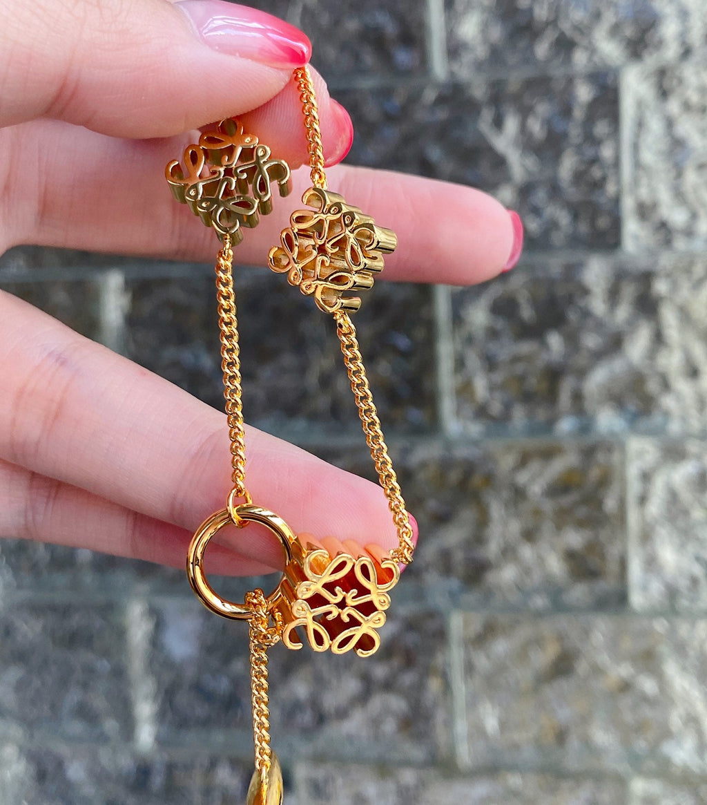 LOEWE ANAGRAM 3 MOTIFS BRACELET