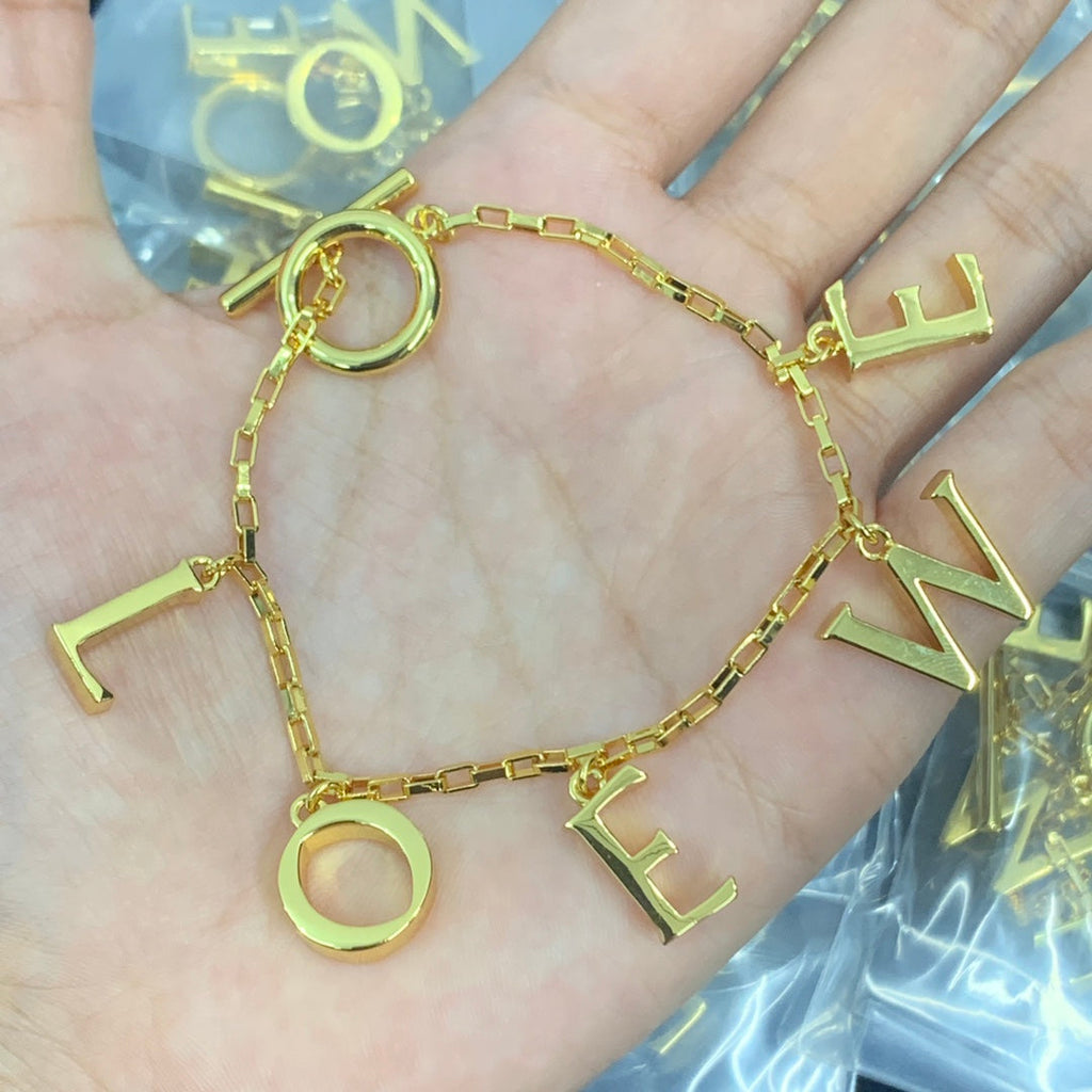 LOEWE LOWE LOGO BRACELET