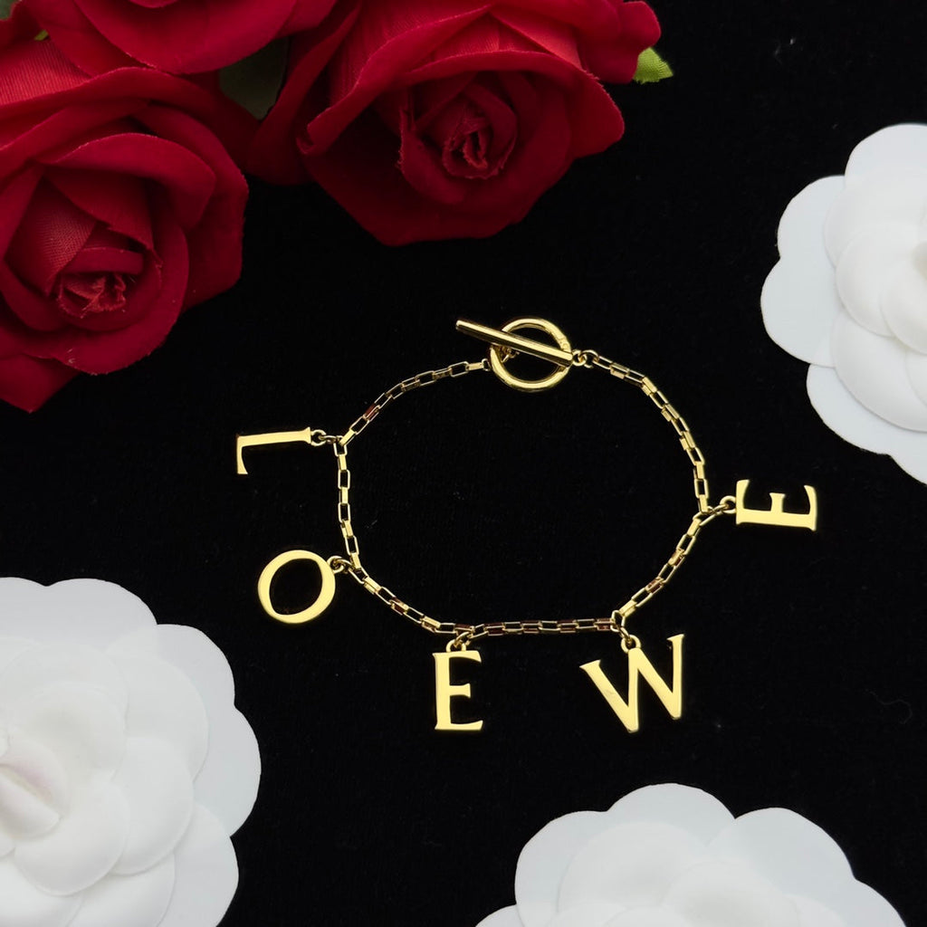 LOEWE LOWE LOGO BRACELET