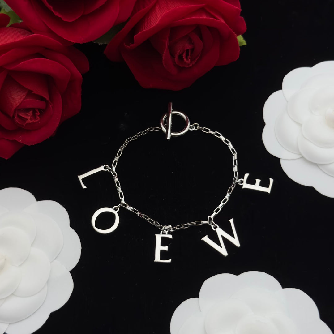 LOEWE LOWE LOGO BRACELET