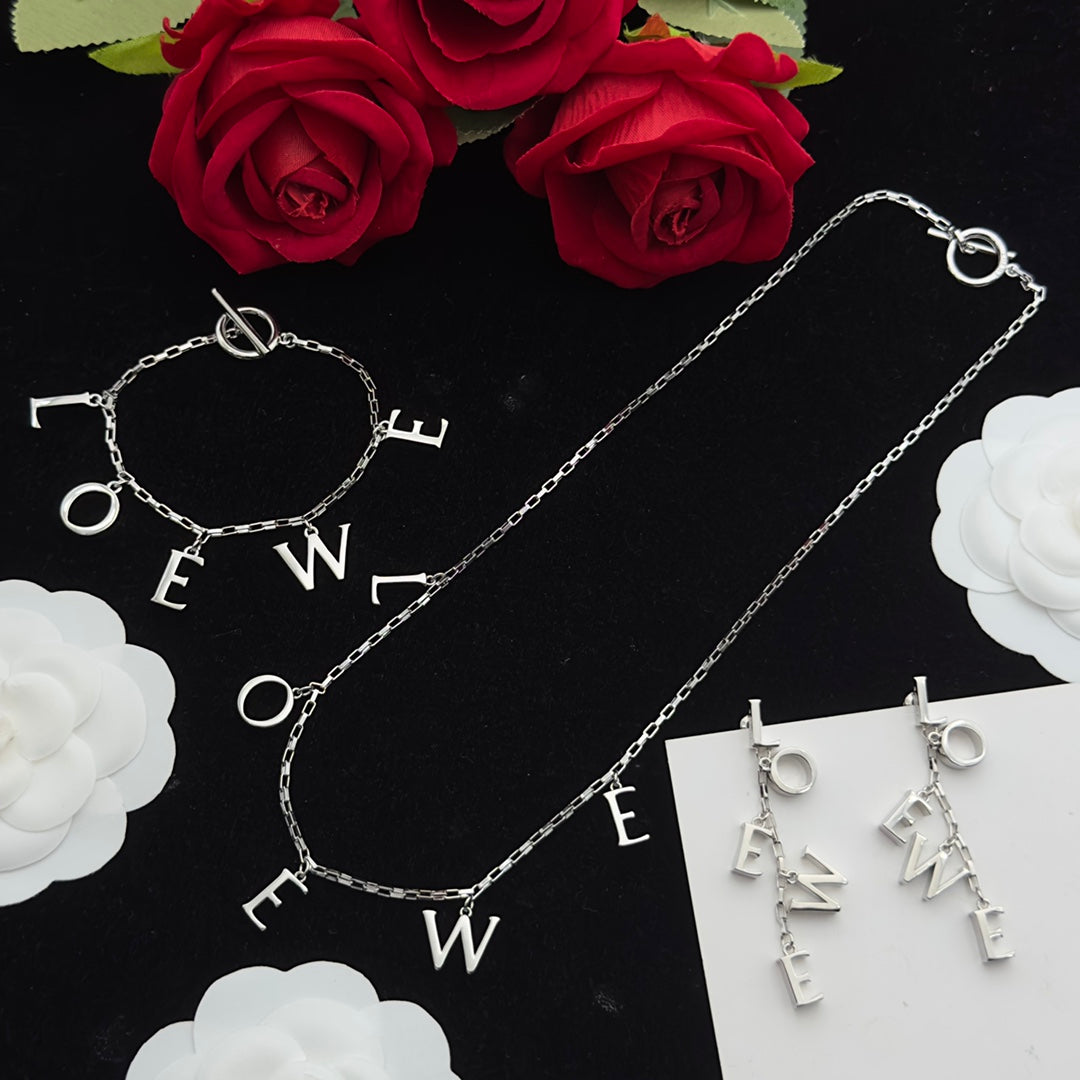 LOEWE LOEW LOGO NECKLACE