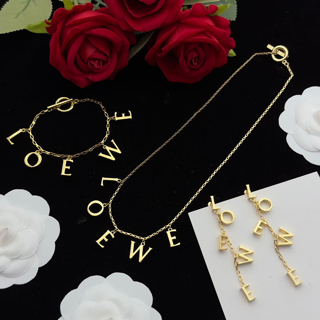 LOEWE LOEW LOGO NECKLACE