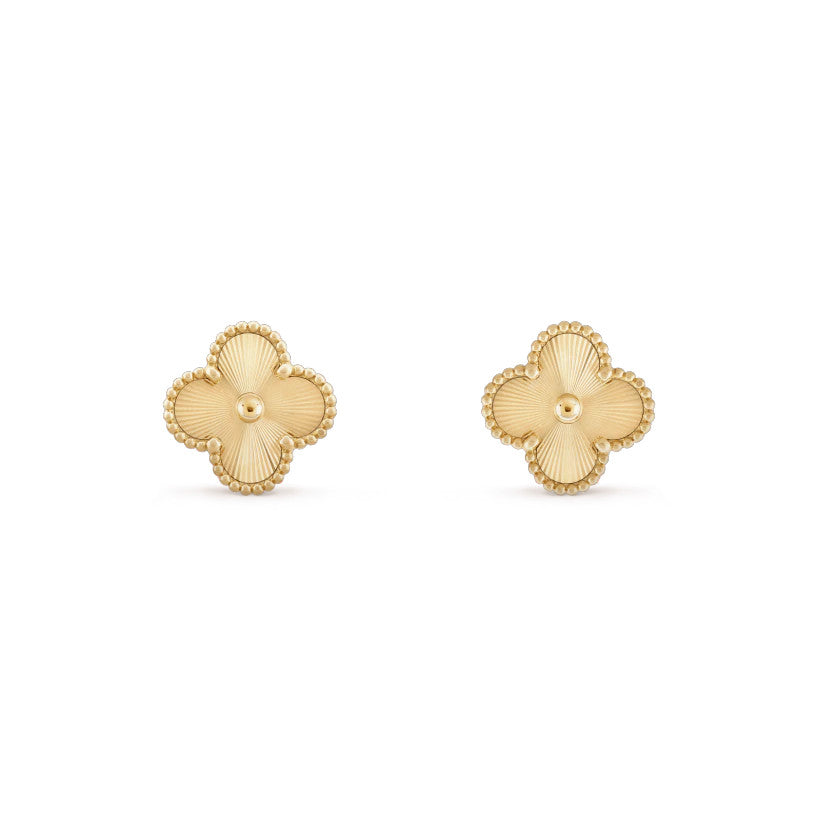 Van Cleef & Arpels VINTAGE CLOVER EARRINGS GOLD